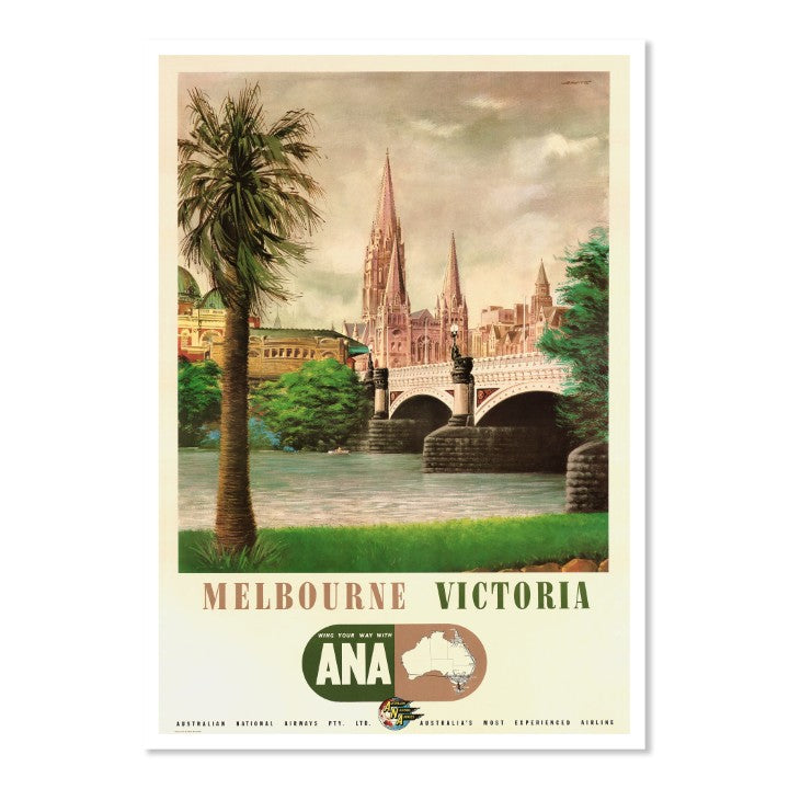 Melbourne Victoria Wing your Way with Australian National Airways
