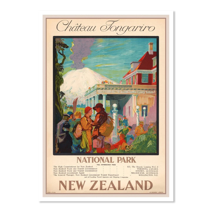 Chateau Tongariro National Park New Zealand