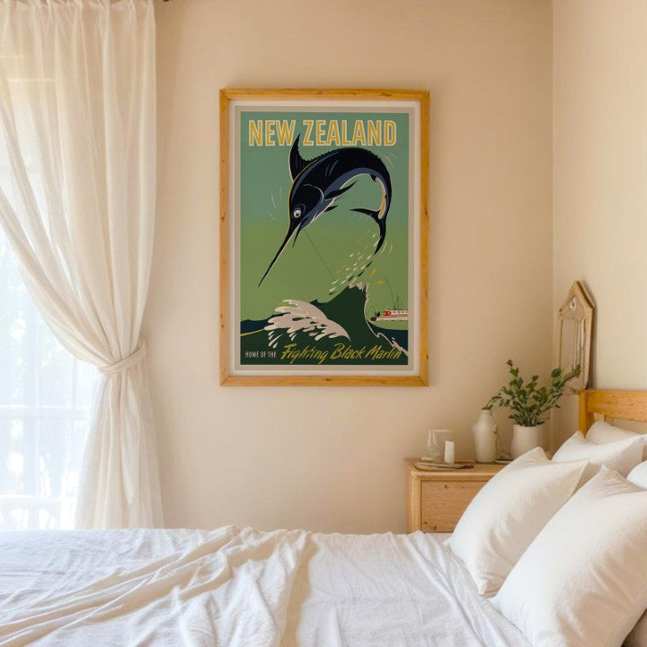 New Zealand Home of the Fighting Black Marlin