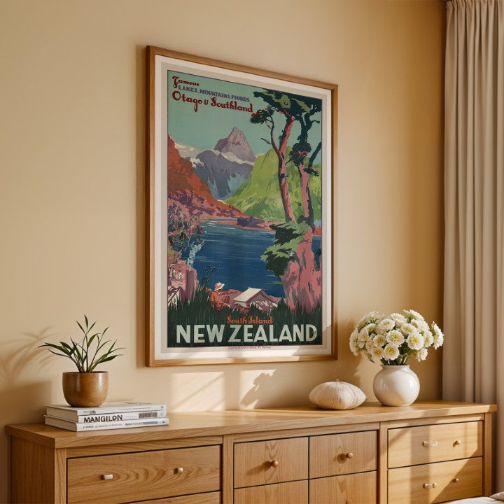 Famous Lakes Mountains Fjords Otago and Southland - South Island New Zealand