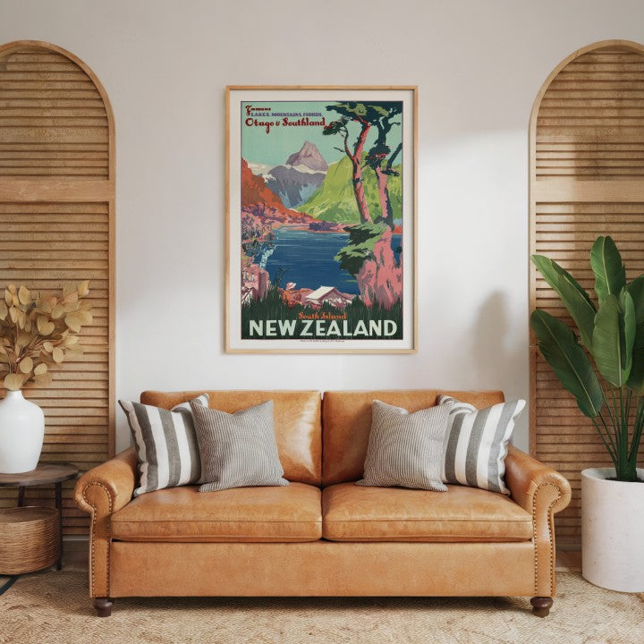 Famous Lakes Mountains Fjords Otago and Southland - South Island New Zealand