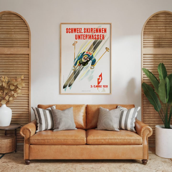 Schweiz Skirennen Unterwasser 1939