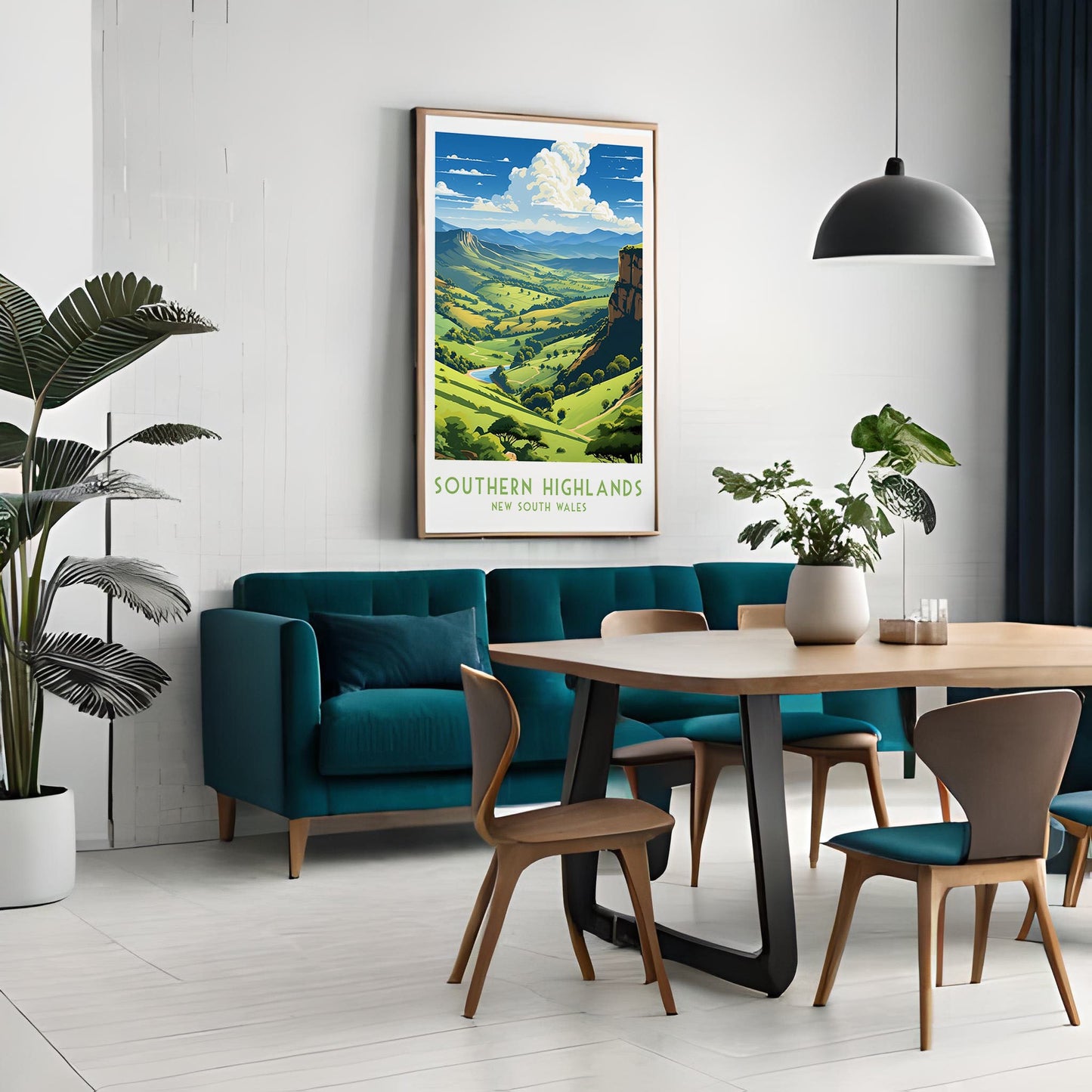 Southern Highlands NSW Modern Travel Poster