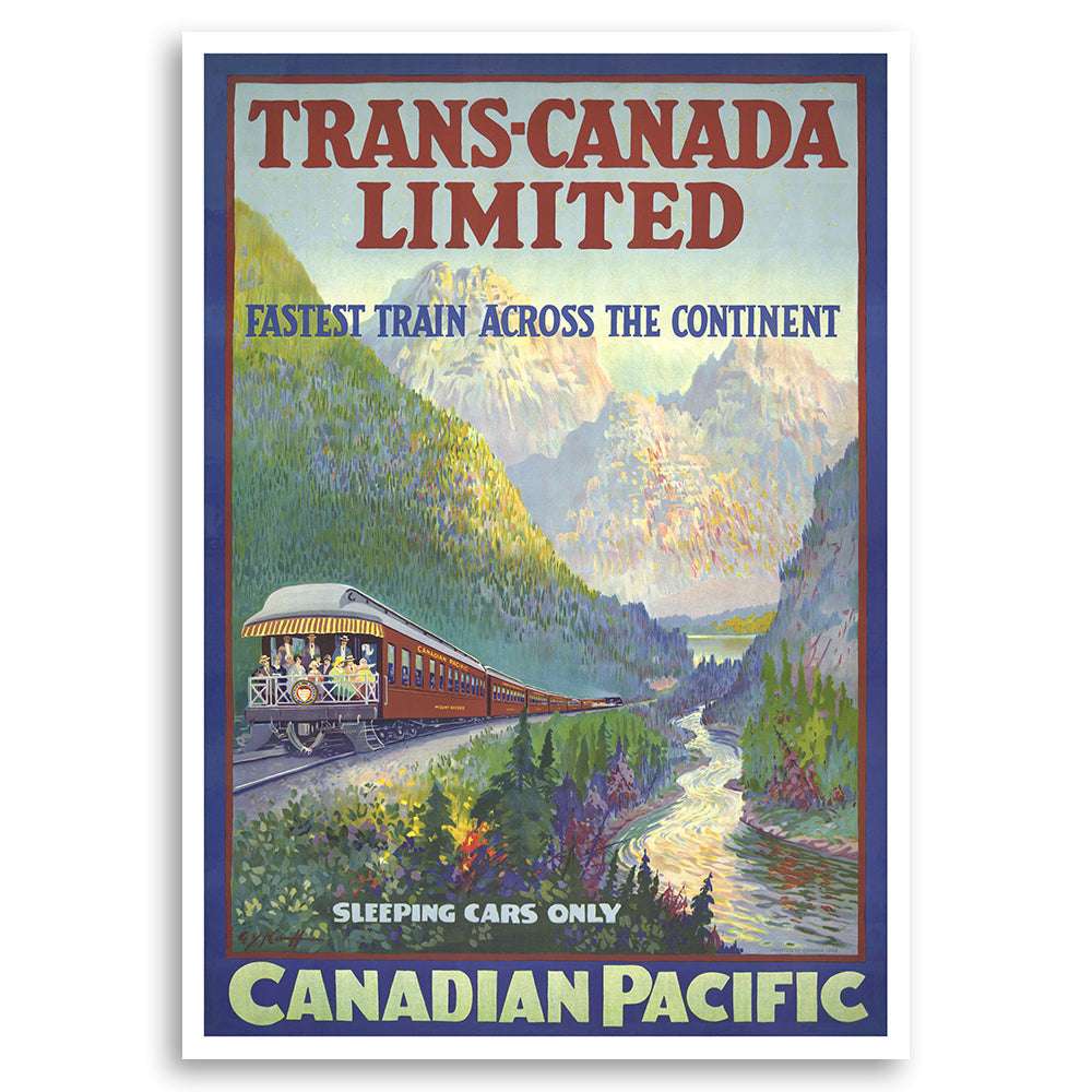 Trans Canada Limited Fastest Train Across the Continent - Canadian Pacific