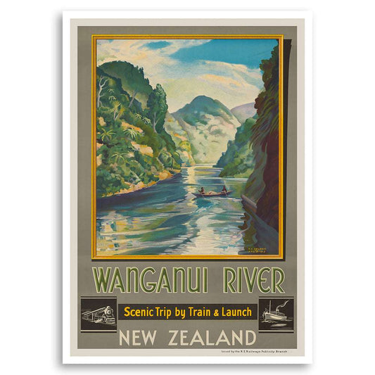 Wanganui River New Zealand - Scenic Trip by Train and Launch